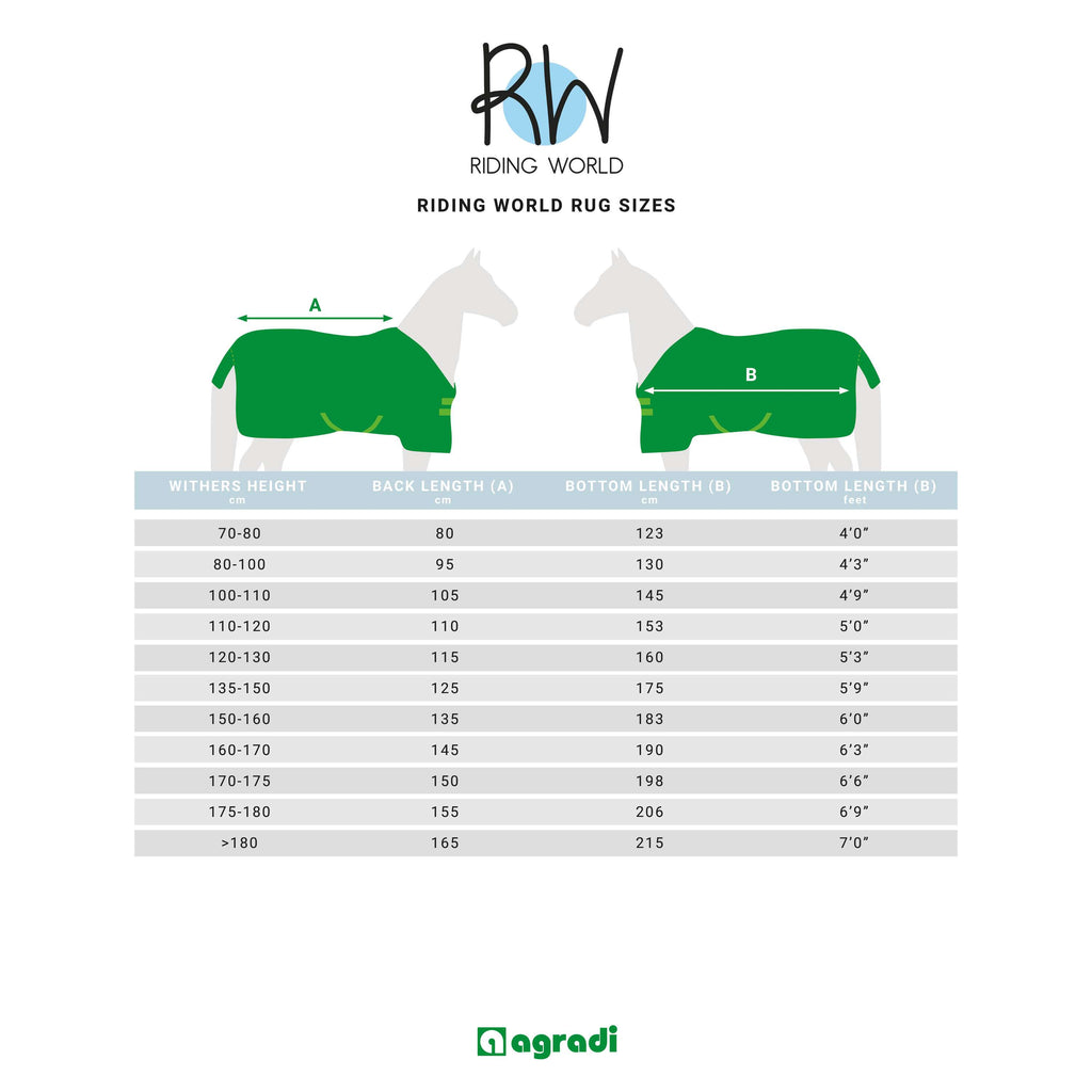 Riding World Fliegendecke Belly Mesh Grau