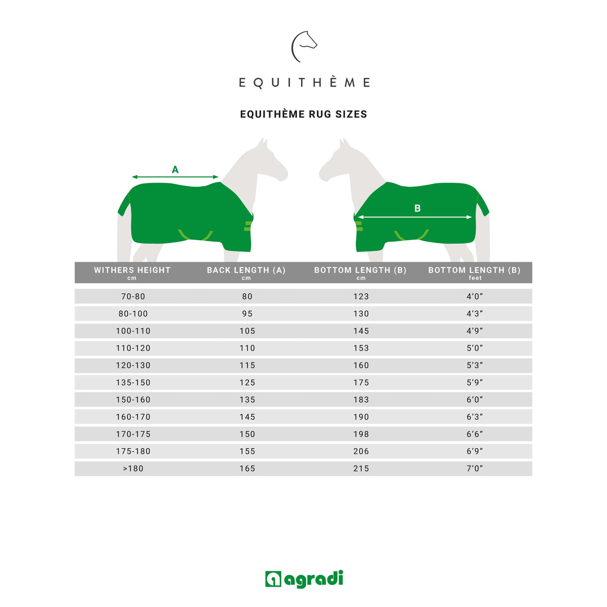 EQUITHÈME Outdoordecke Tyrex 600D Standard 0g Grün