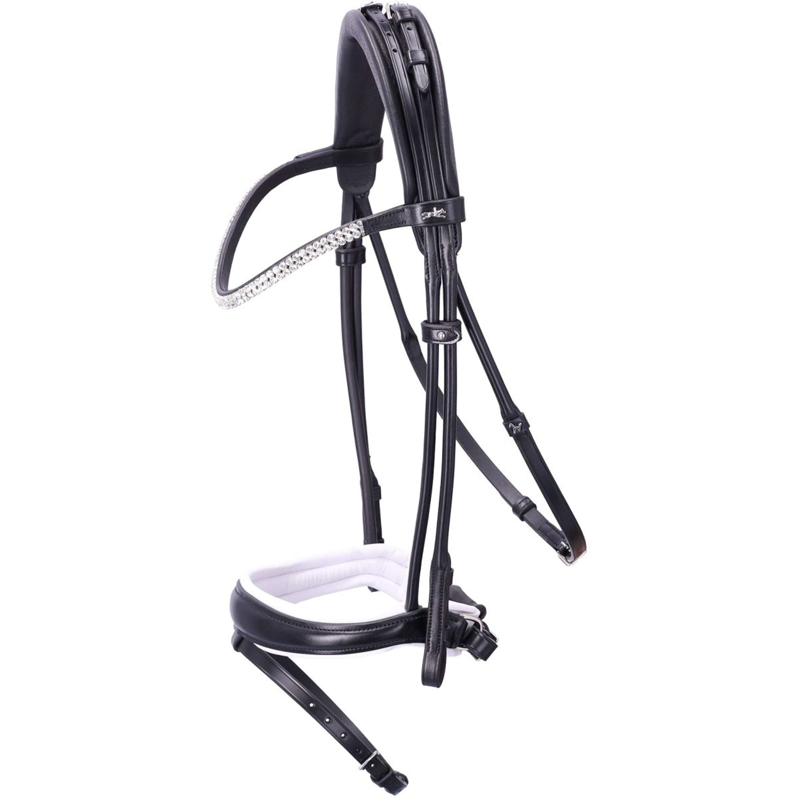 Schockemöhle Trense SP Isabell Werth Satchmo Schwarz/Weiß/Silber