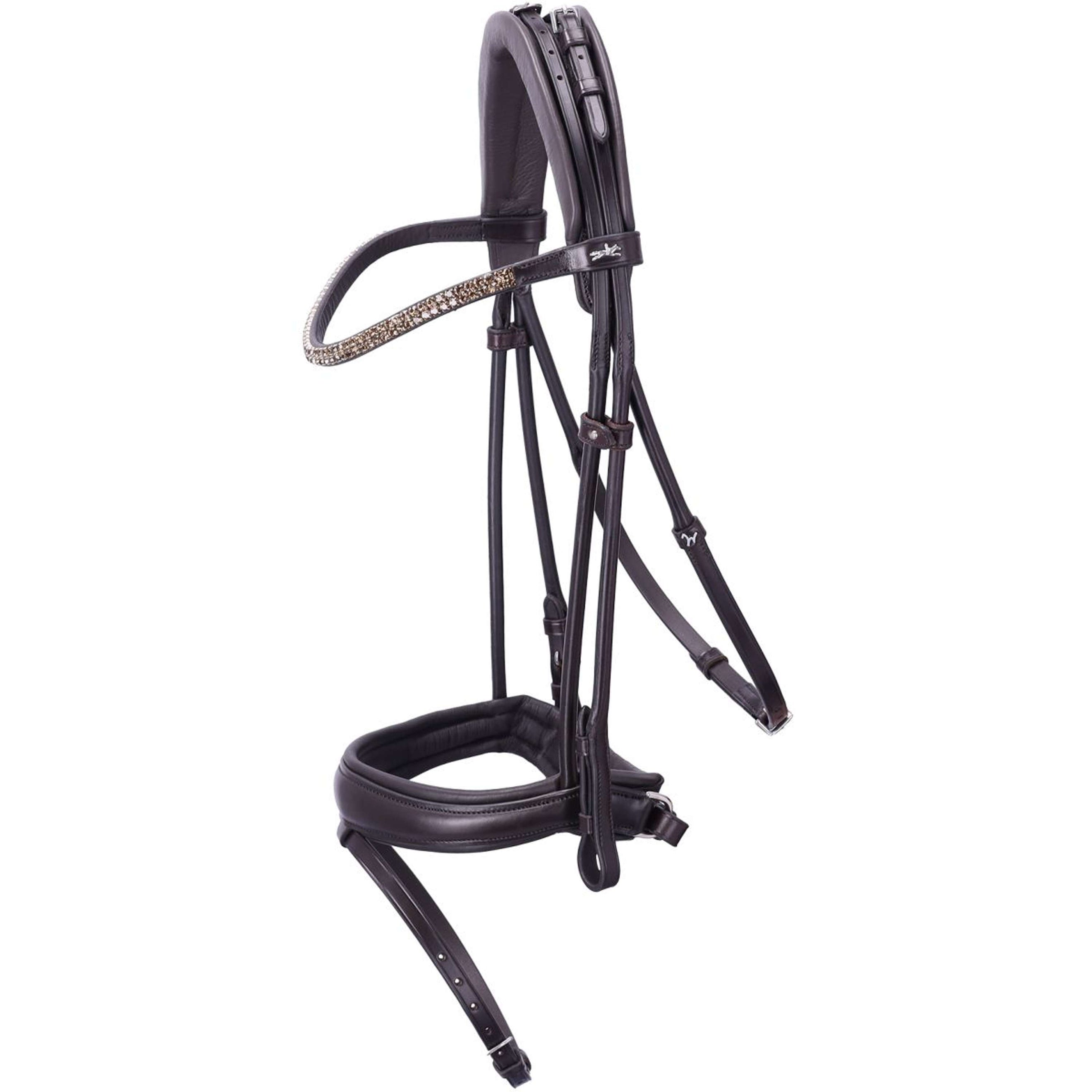 Schockemöhle Trense SP Isabell Werth Satchmo Espresso/Silber