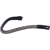 Schockemöhle Stirnriemen Valencia/Monticelli Schwarz/Grau