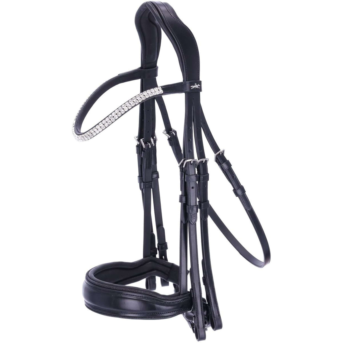 Schockemöhle Kandarenzaum Monticelli Schwarz/Silber
