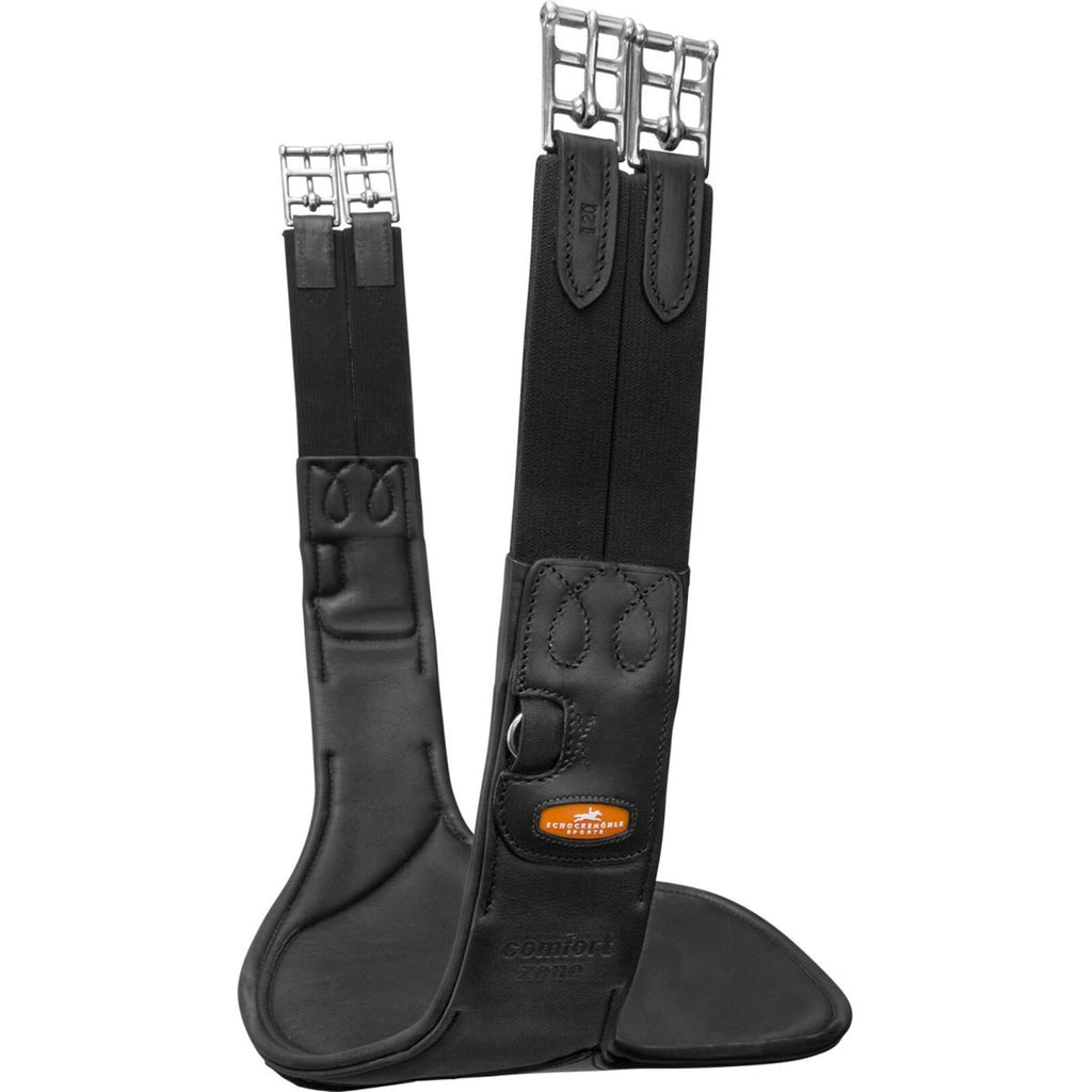 Schockemöhle Sattelgurt Oklahoma Schwarz/Silber