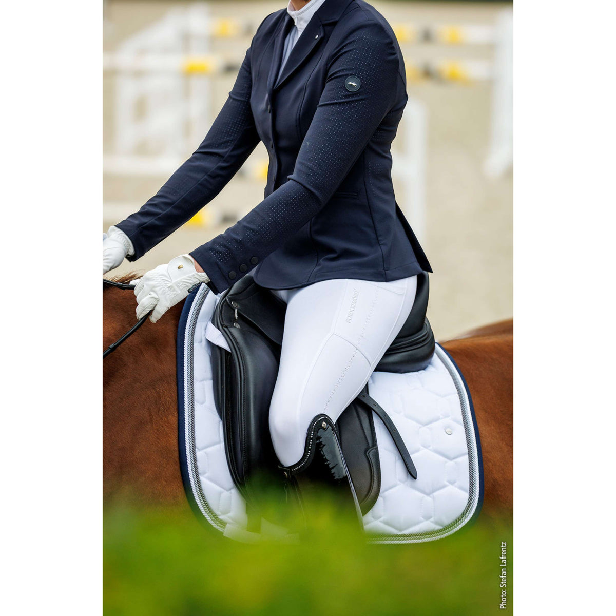 Schockemöhle Schabracke SP Eco Comfort D Style Dressur Weiß