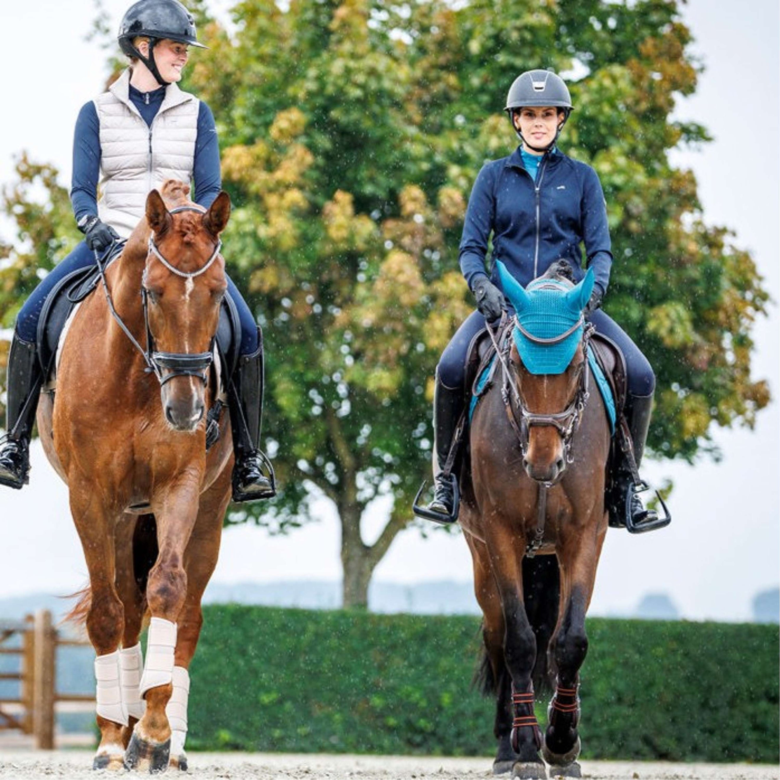 Schockemöhle Fliegenhaube SP Classic Style Colonial Blue Schockemöhle Fliegenhaube SP Classic Style Colonial Blue