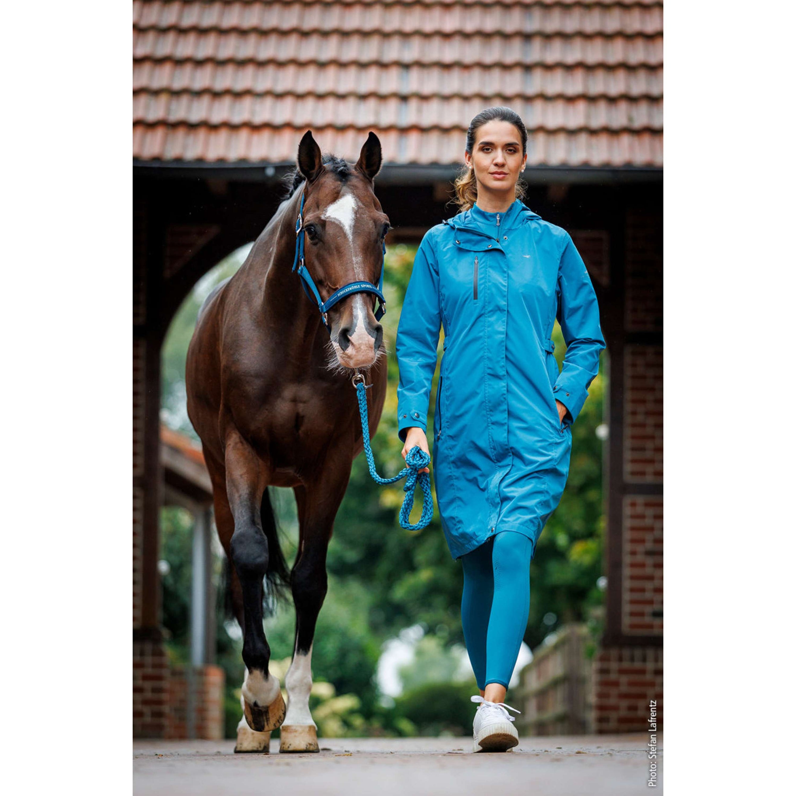 Schockemöhle Lange Regenjacke SPKaija Style Colonial Blue Schockemöhle Lange Regenjacke SPKaija Style Colonial Blue