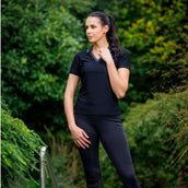 Schockemöhle Poloshirt SPMiley Style Schwarz