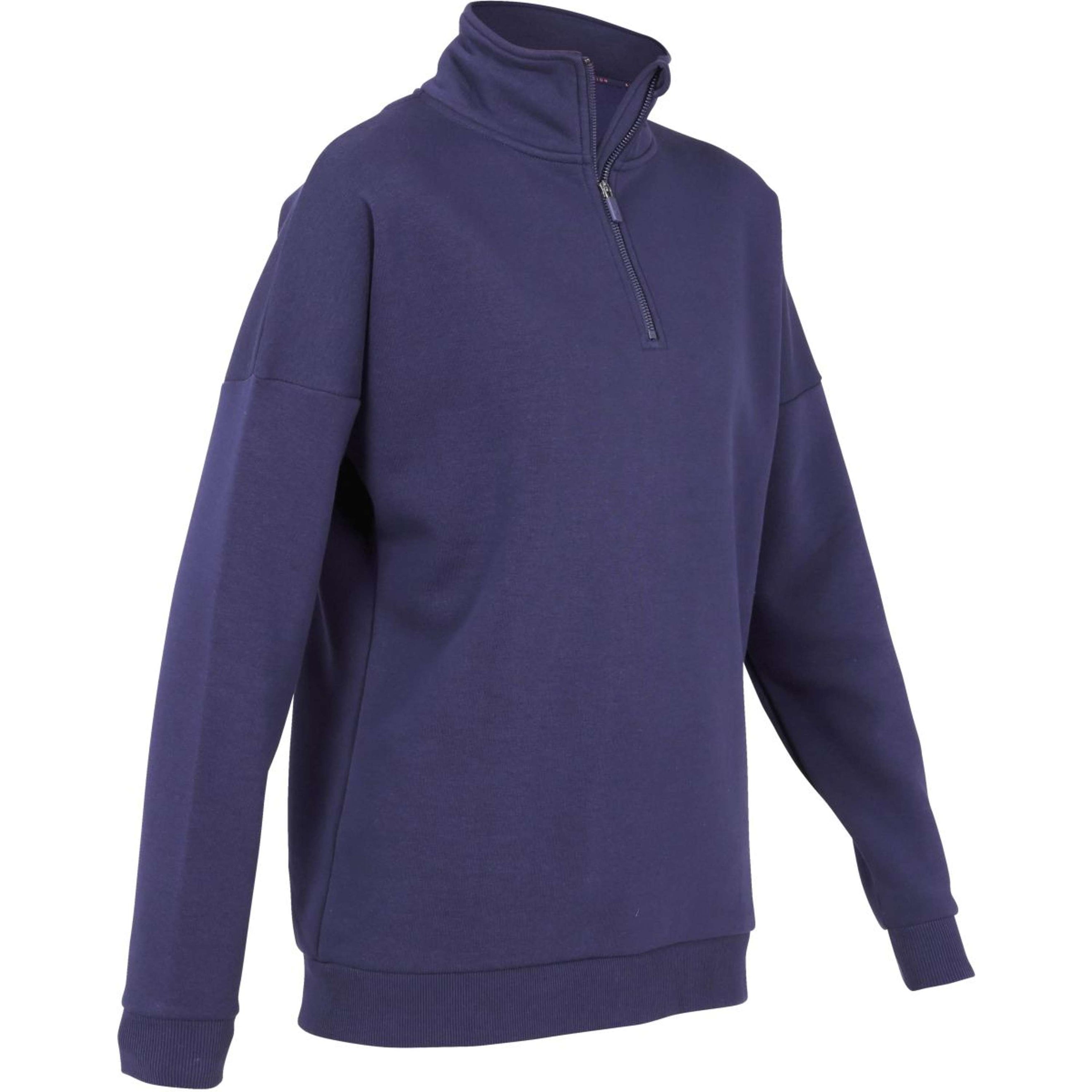 Aubrion Pullover Serene mit Reißverschluss Navy