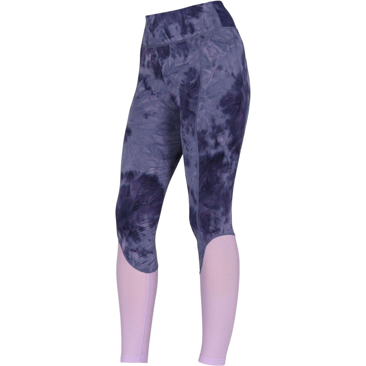 Aubrion by Shires Reitleggings Rhythm Mesh Navy Tie Dye