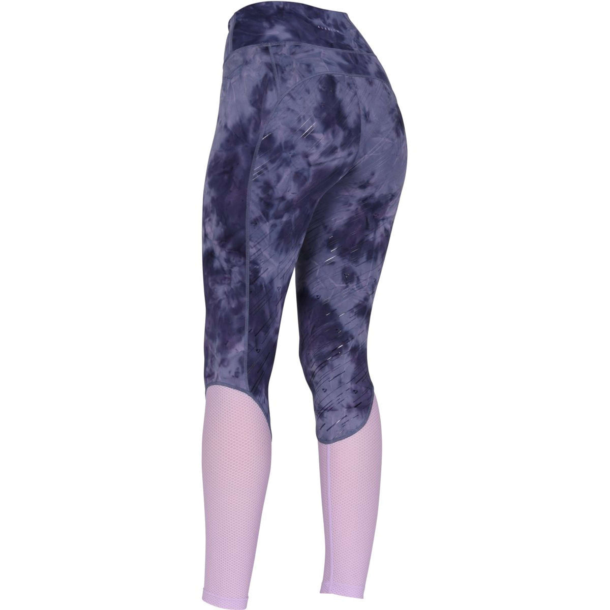 Aubrion by Shires Reitleggings Rhythm Mesh Navy Tie Dye