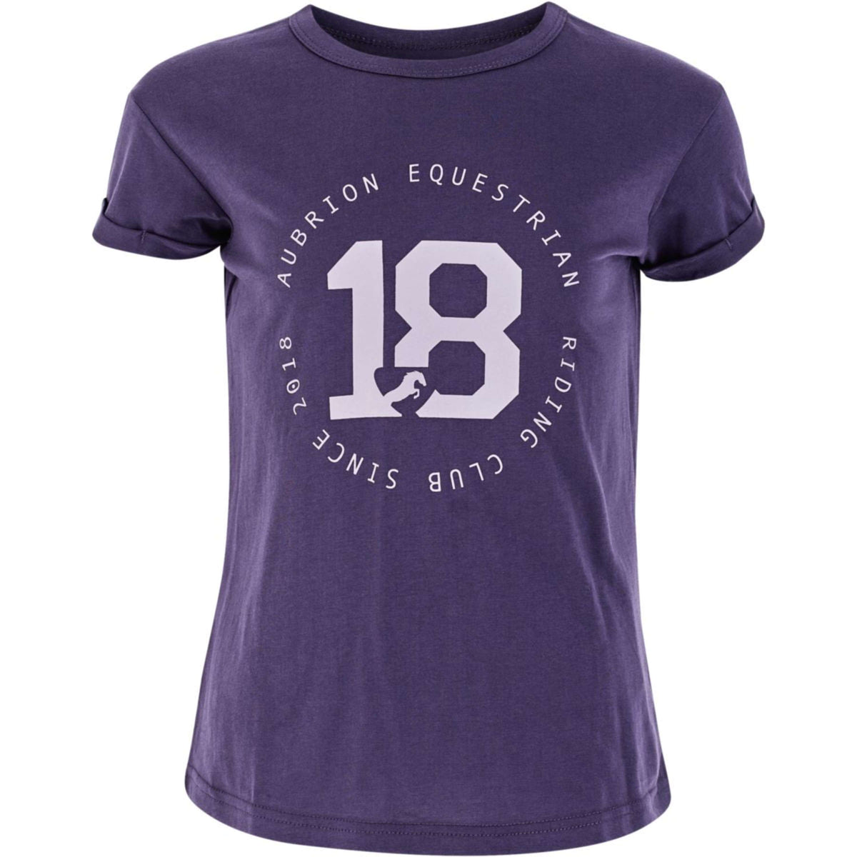 Aubrion T-Shirt Repose Young Rider Violett