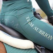 Aubrion Reitleggings Team Winter Grün