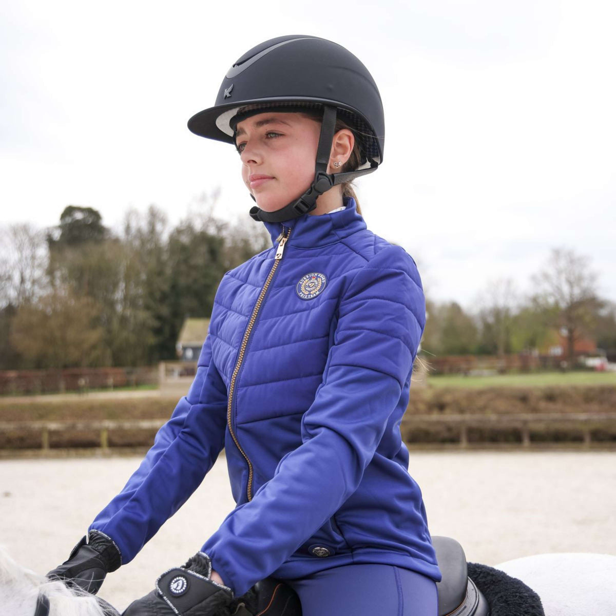 Aubrion Jacke Team Insulated Young Rider Navy