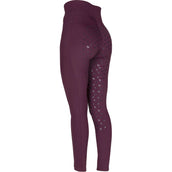 Aubrion Reitleggings Eltar Full Grip Black Cherry