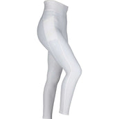 Aubrion Reitleggings Eltar Full Grip Weiß