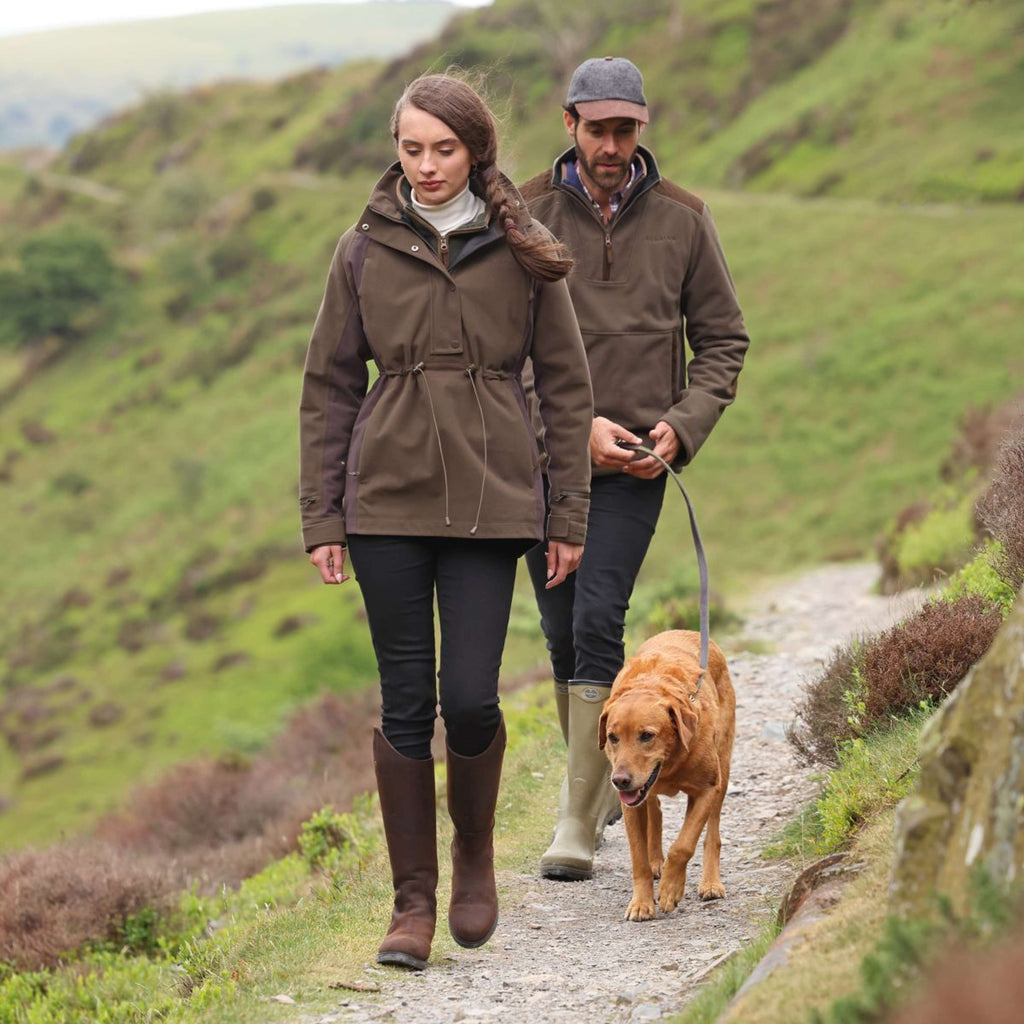 Aubrion by Shires Pullover Heritage Fleece Dunkelolive