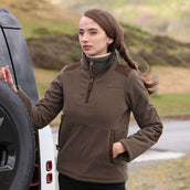 Aubrion by Shires Pullover Heritage Fleece Dunkelolive
