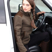 Aubrion by Shires Pullover Heritage Fleece Dunkelolive