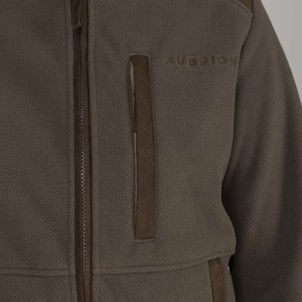 Aubrion by Shires Jacke Heritage Fleece Dunkelolive