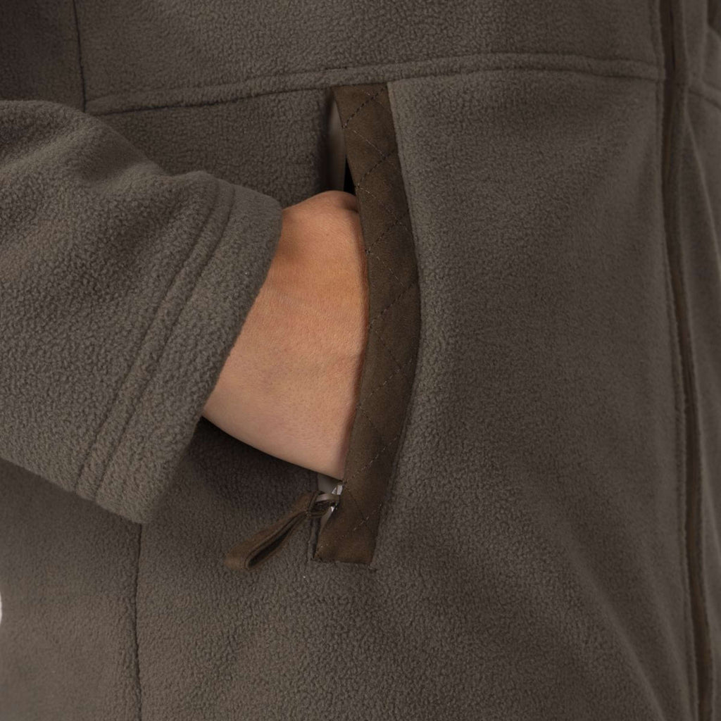 Aubrion by Shires Jacke Heritage Fleece Dunkelolive