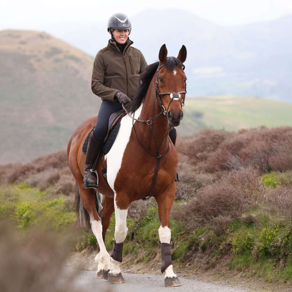 Aubrion by Shires Jacke Heritage Fleece Dunkelolive