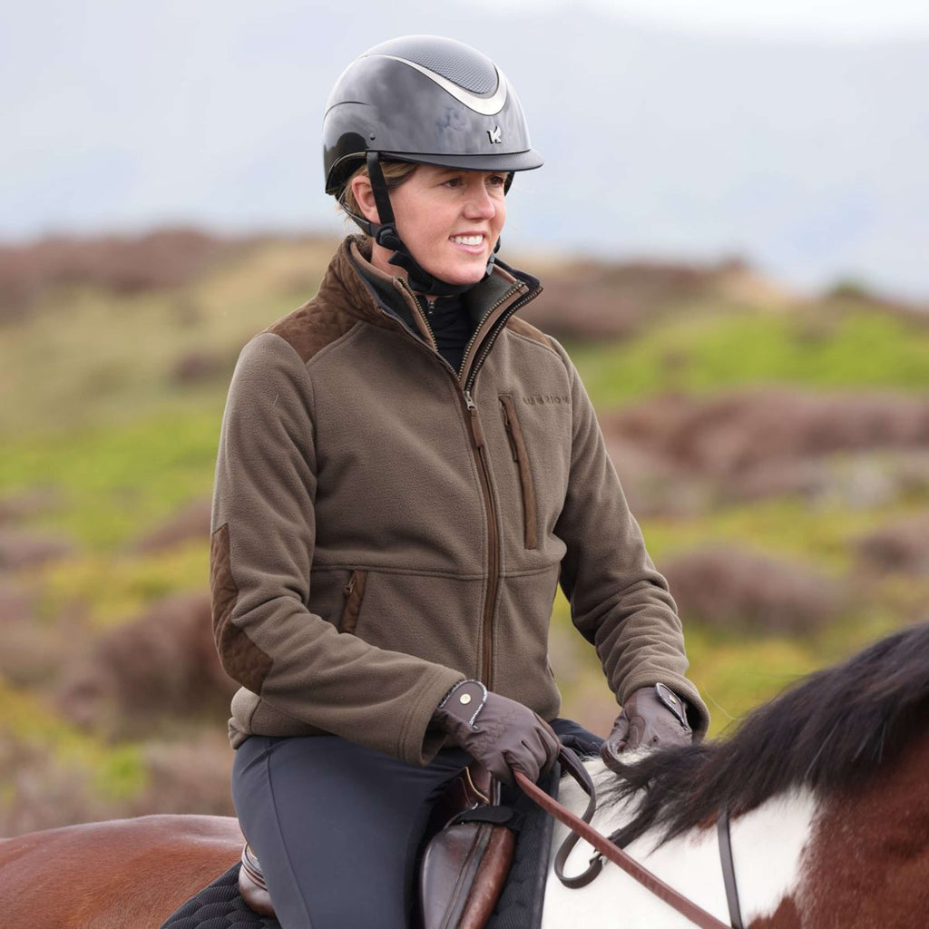 Aubrion by Shires Jacke Heritage Fleece Dunkelolive
