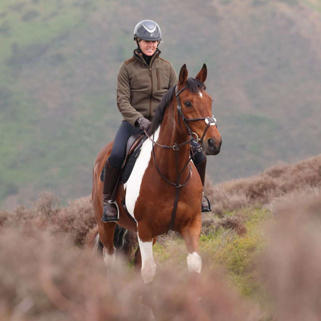Aubrion by Shires Jacke Heritage Fleece Dunkelolive