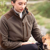 Aubrion by Shires Jacke Heritage Fleece Dunkelolive