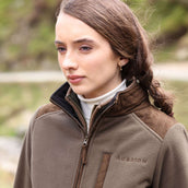 Aubrion by Shires Jacke Heritage Fleece Dunkelolive
