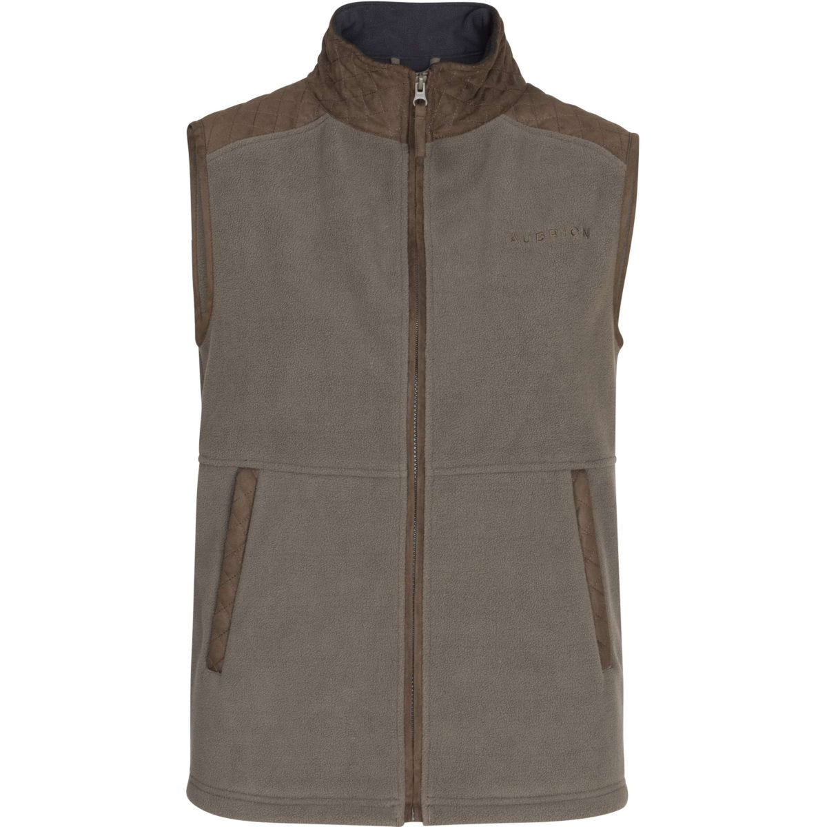 Aubrion by Shires Weste Heritage Fleece Dunkelolive