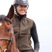 Aubrion by Shires Weste Heritage Fleece Dunkelolive