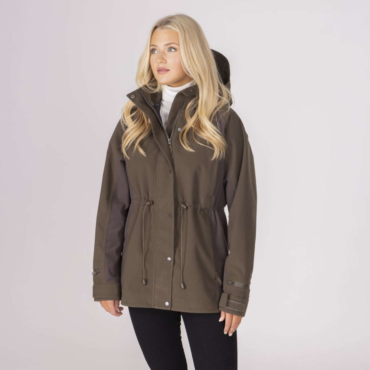 Aubrion by Shires Jacke Heritage Dunkelolive