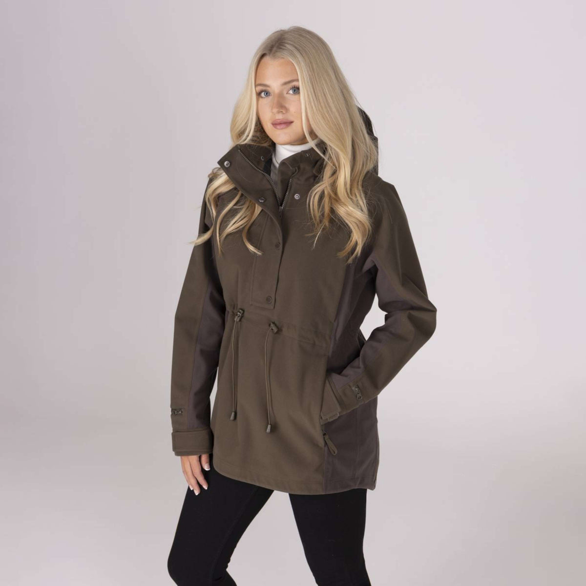 Aubrion by Shires Pullover Heritage Dunkelolive