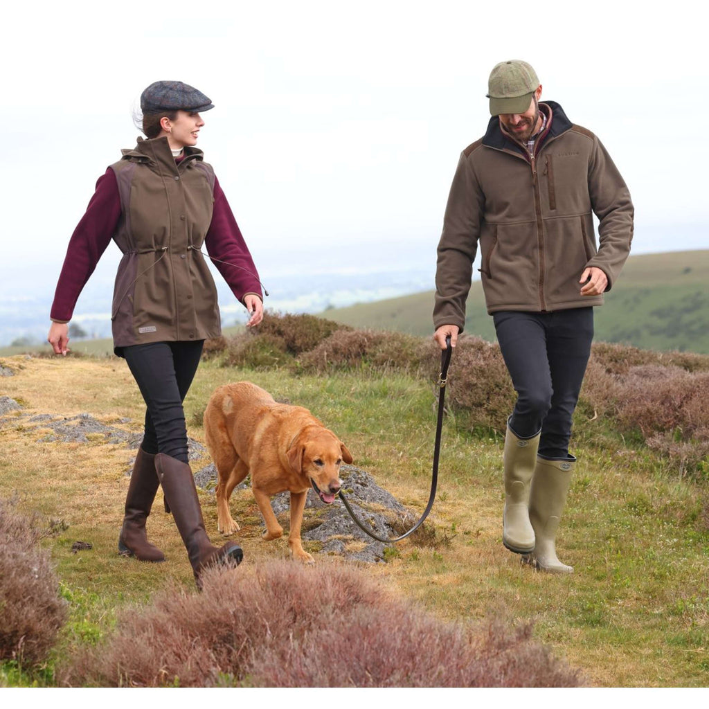 Aubrion by Shires Jacke Heritage Fleece Dunkelolive