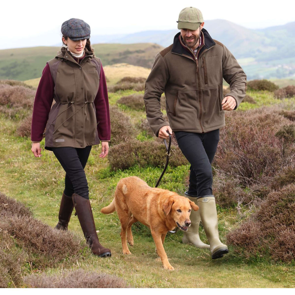 Aubrion by Shires Jacke Heritage Fleece Dunkelolive