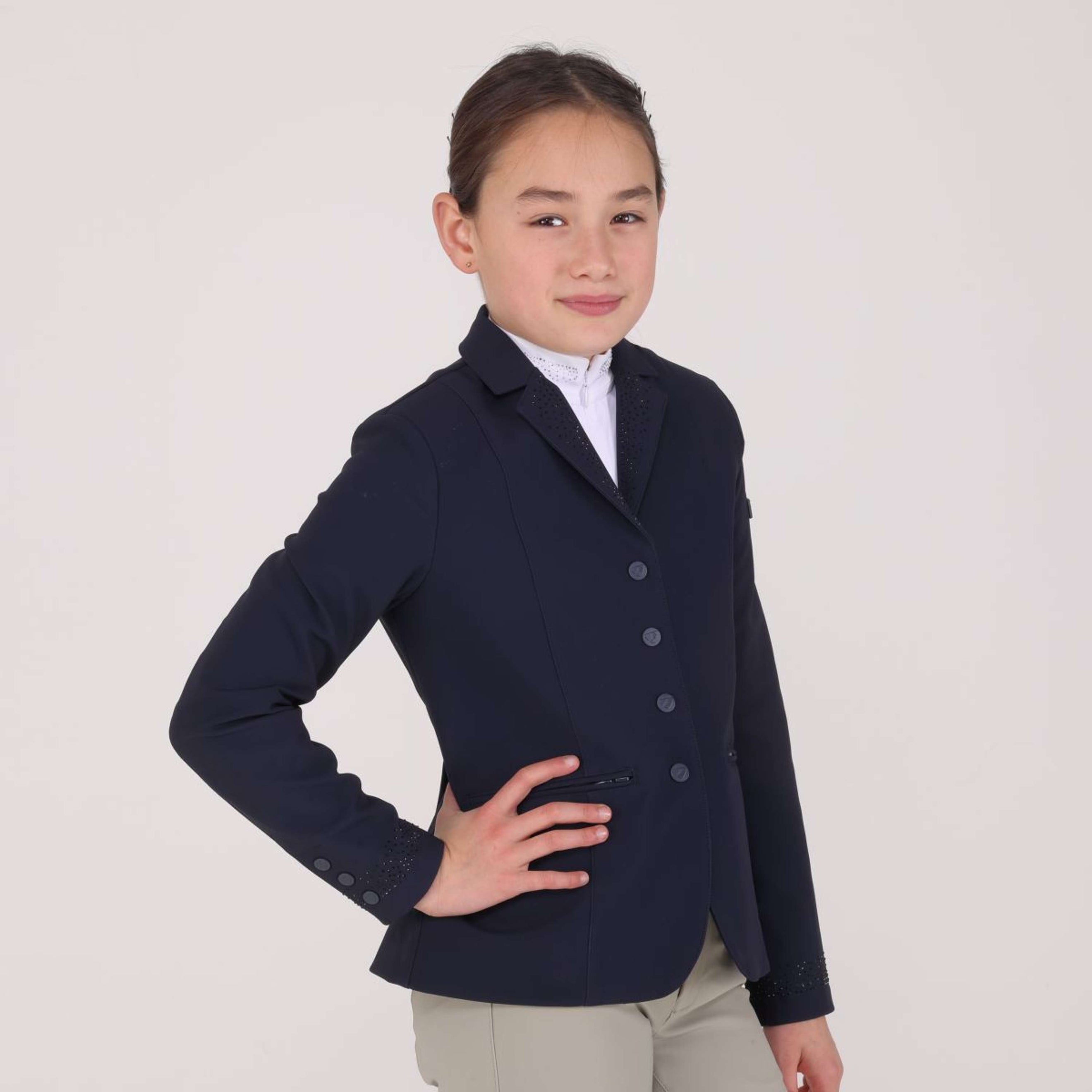 Aubrion by Shires Turnierjacket Optima GX Kinder Navy