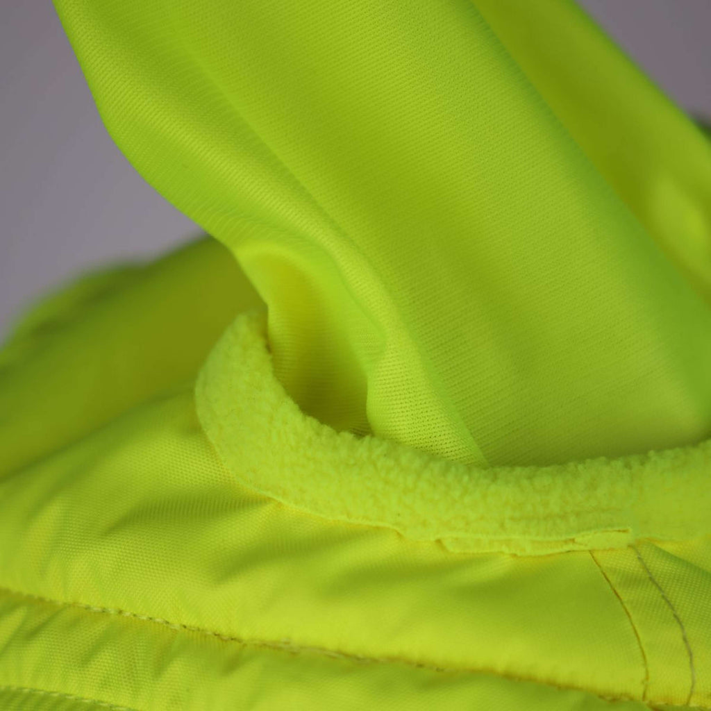 FlyGuard by Shires Fliegenmaske Pro Hi-Viz Fine Mesh mit Ohren und Nase Fluo gelb