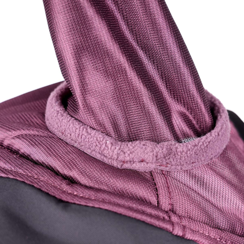 FlyGuard by Shires Fliegenmaske Pro Deluxe mit Ohren und Nase Black Cherry