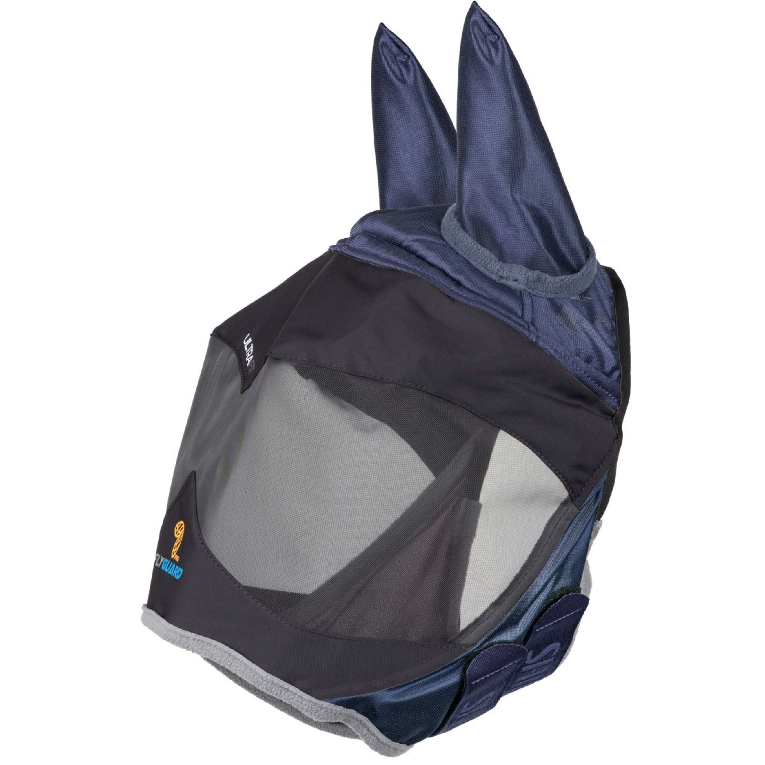 FlyGuard by Shires Fliegenmaske Pro Deluxe mit Ohren Navy FlyGuard by Shires Fliegenmaske Pro Deluxe mit Ohren Navy