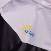 FlyGuard Fliegenmaske Pro Sun Shade mit Ohren Weiß