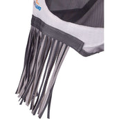 FlyGuard Fliegenmaske Pro Sun Shade mit Ohren und Fransen Weiß