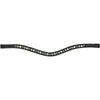 Velociti by Shires Stirnriemen GARA Green Diamante Schwarz