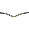 Velociti by Shires Stirnriemen GARA Green Diamante Havanna