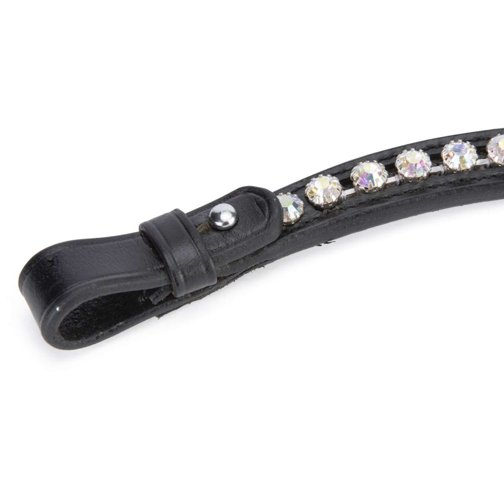 Velociti by Shires Stirnriemen GARA Iridescent Diamante Schwarz