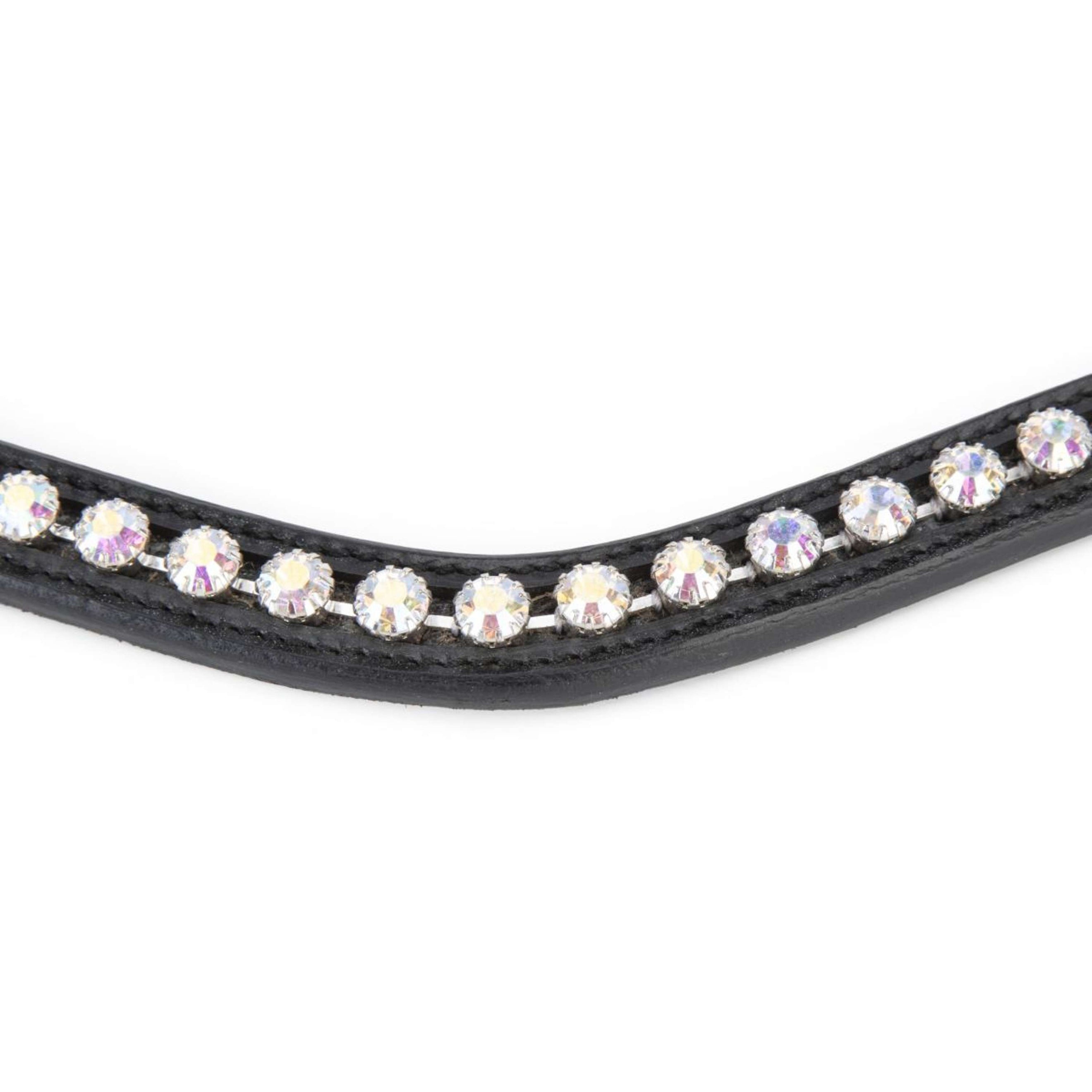 Velociti by Shires Stirnriemen GARA Iridescent Diamante Schwarz Velociti by Shires Stirnriemen GARA Iridescent Diamante Schwarz