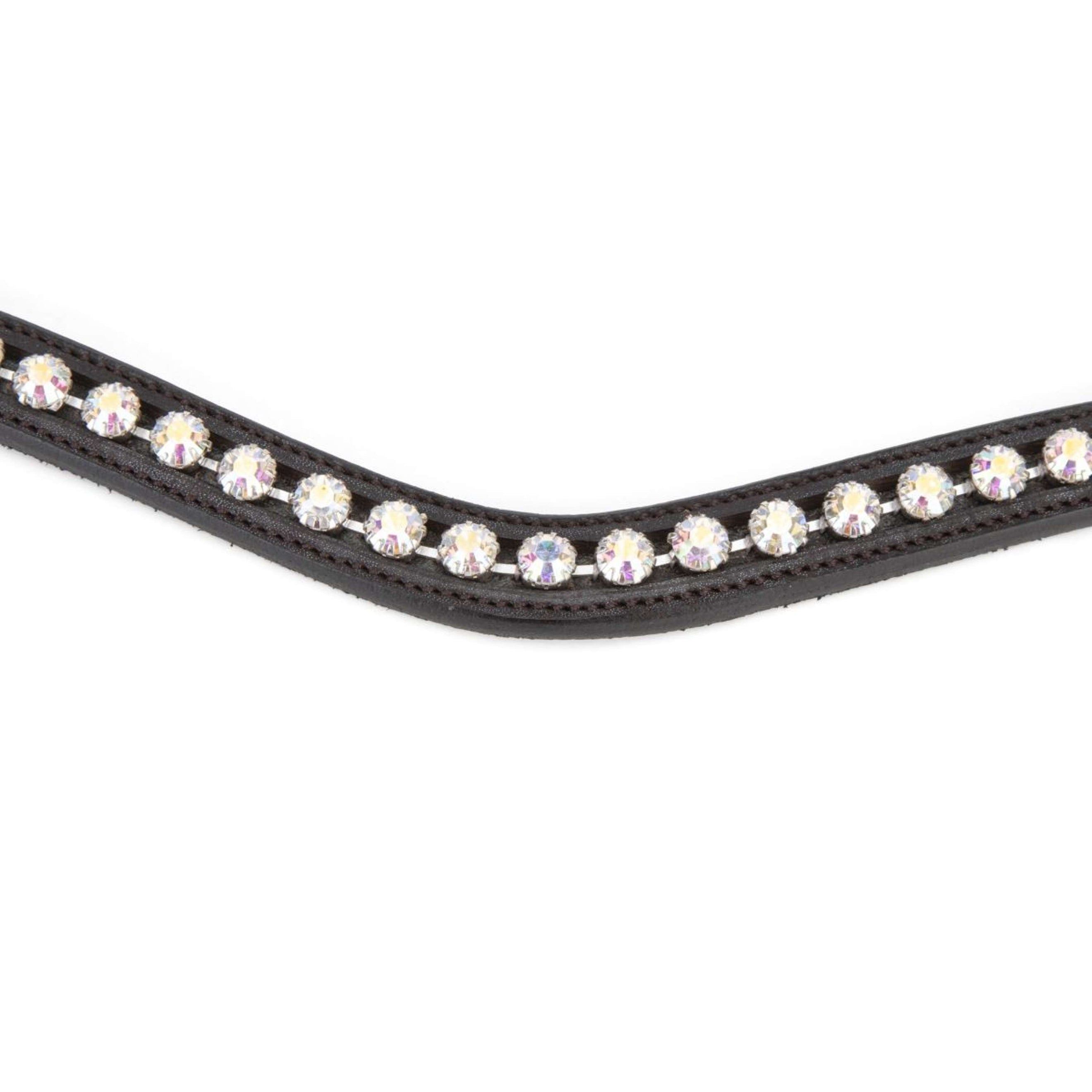 Velociti by Shires Stirnriemen GARA Iridescent Diamante Havanna