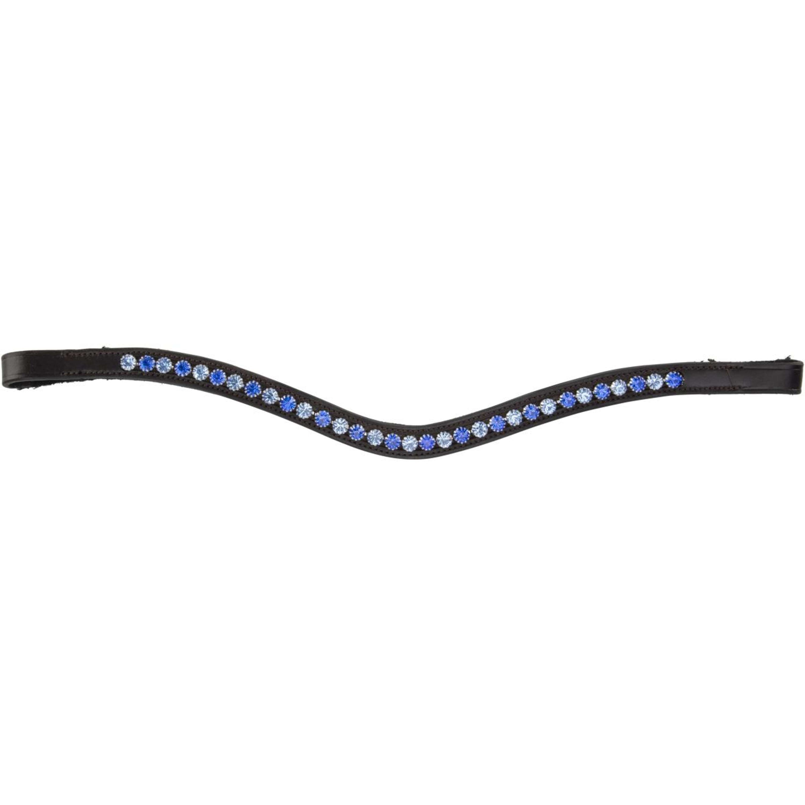 Velociti by Shires Stirnriemen GARA Blue Diamante Havanna