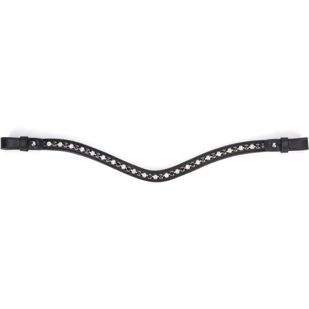 Velociti by Shires Stirnriemen GARA Black Diamante Schwarz