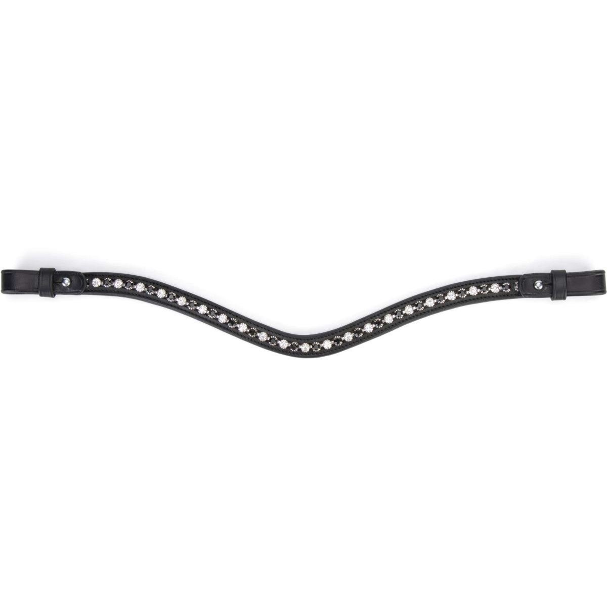 Velociti by Shires Stirnriemen GARA Black Diamante Schwarz
