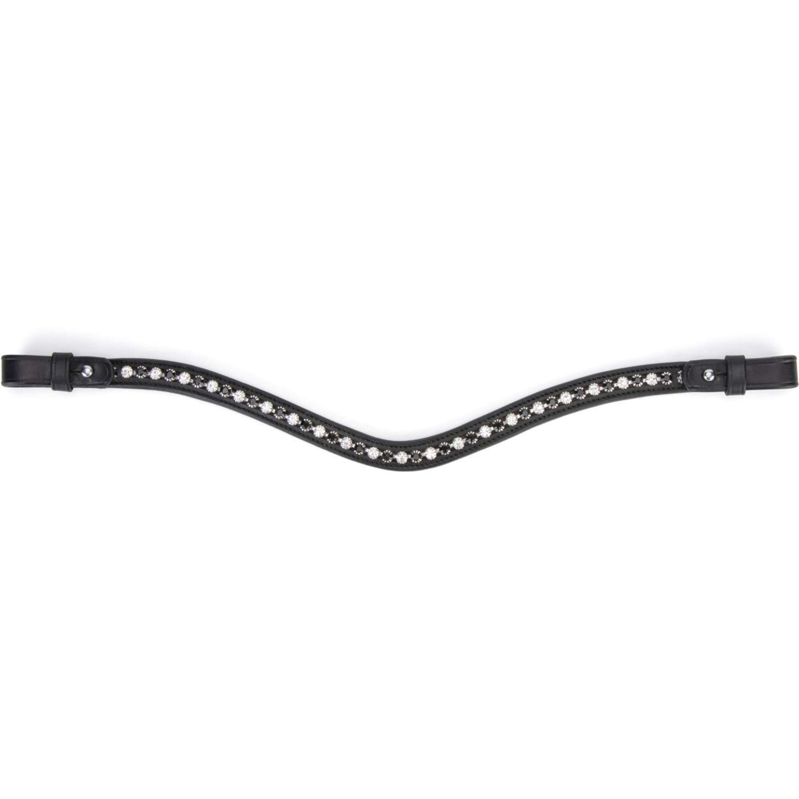 Velociti by Shires Stirnriemen GARA Black Diamante Schwarz